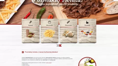 Stworzenie serwisu www dla korporacji z branży gastronomicznej