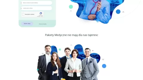 Witryna internetowa dla Medyczne w firmie